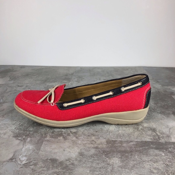 Softspots Shoes - SOFTSPOTS ALLY Wedge Heel Boat Nautical Moccasin